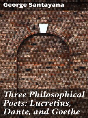 cover image of Three Philosophical Poets